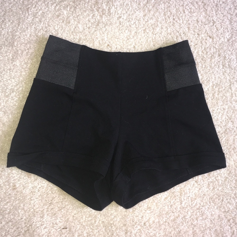 Black Shorts with Spandex on sides